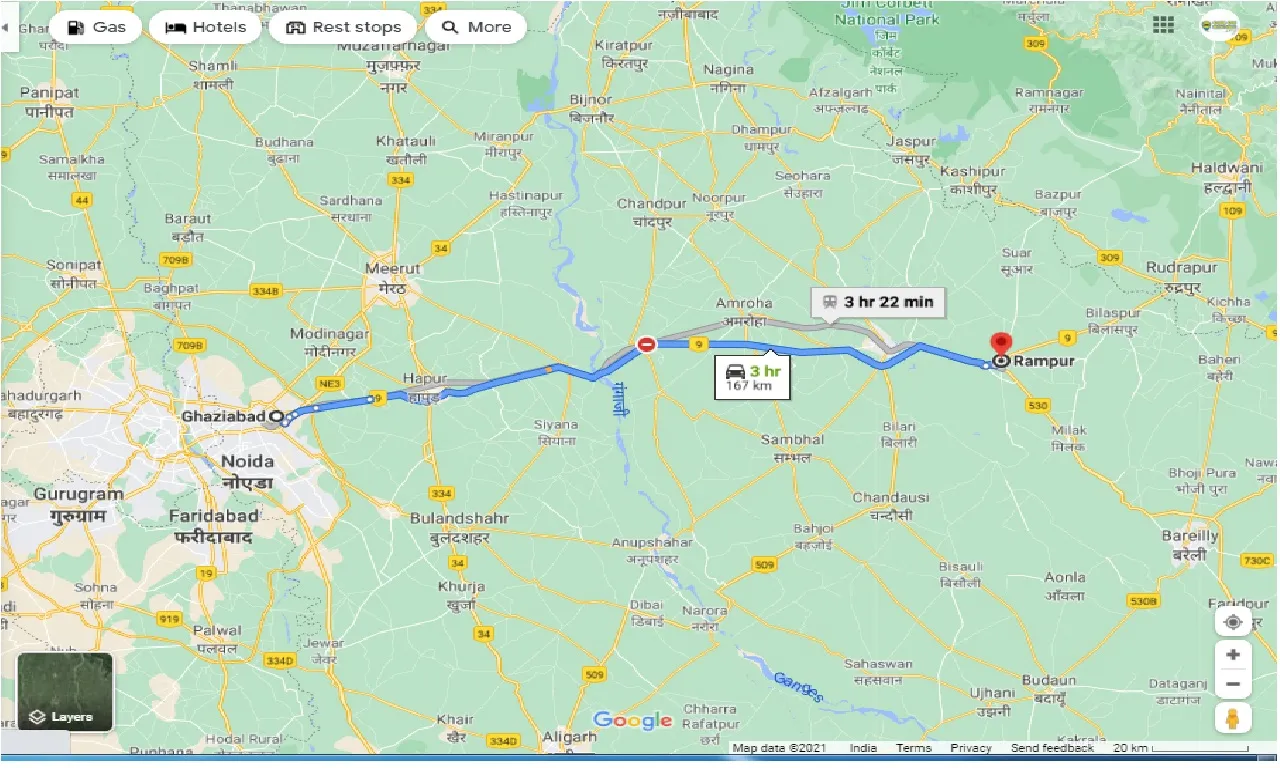 ghaziabad-to-rampur-one-way