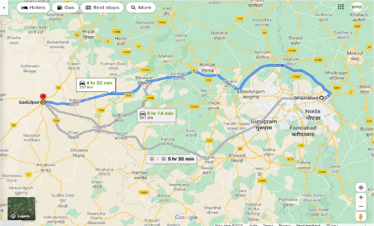ghaziabad-to-sadulpur-round-trip