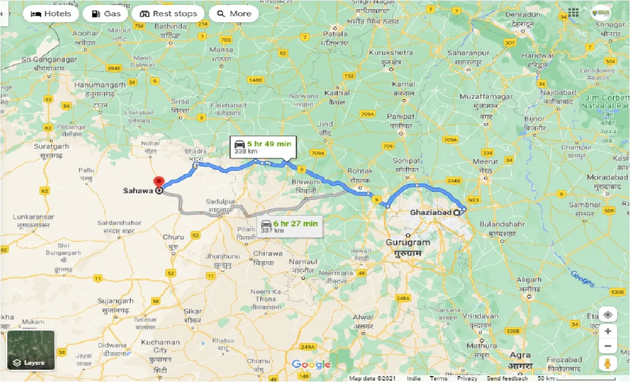 ghaziabad-to-sahawa-one-way