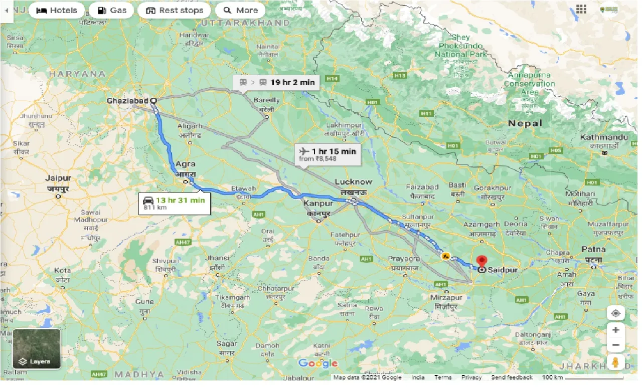 ghaziabad-to-saidpur-round-trip