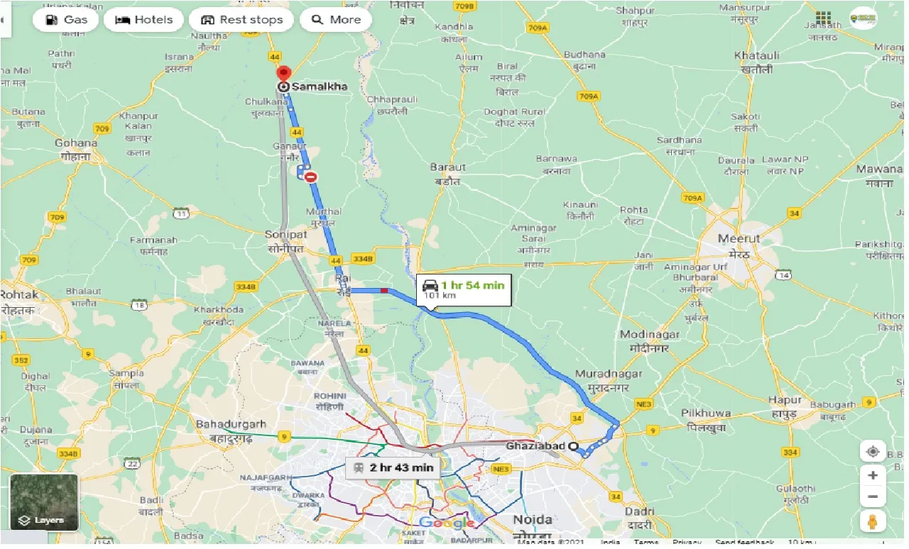 ghaziabad-to-samalkha-round-trip