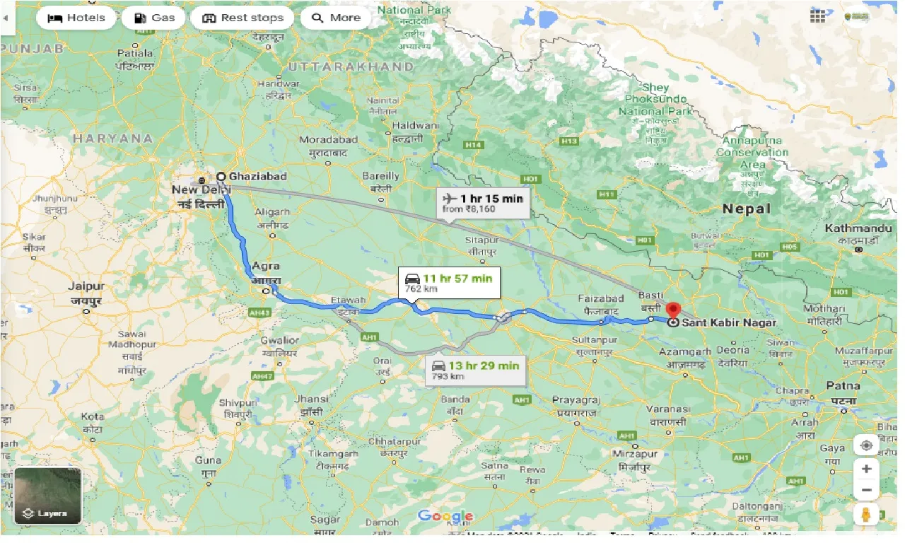 ghaziabad-to-sant-kabir-nagar-round-trip