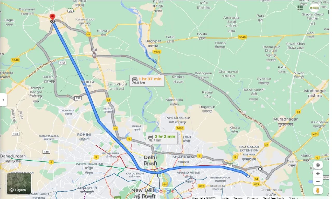 ghaziabad-to-sonepat-round-trip