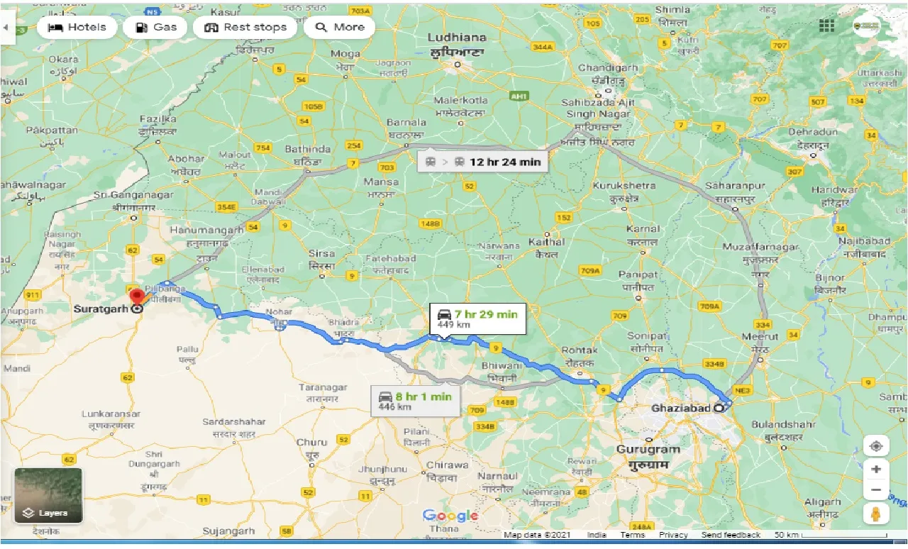 ghaziabad-to-suratgarh-one-way