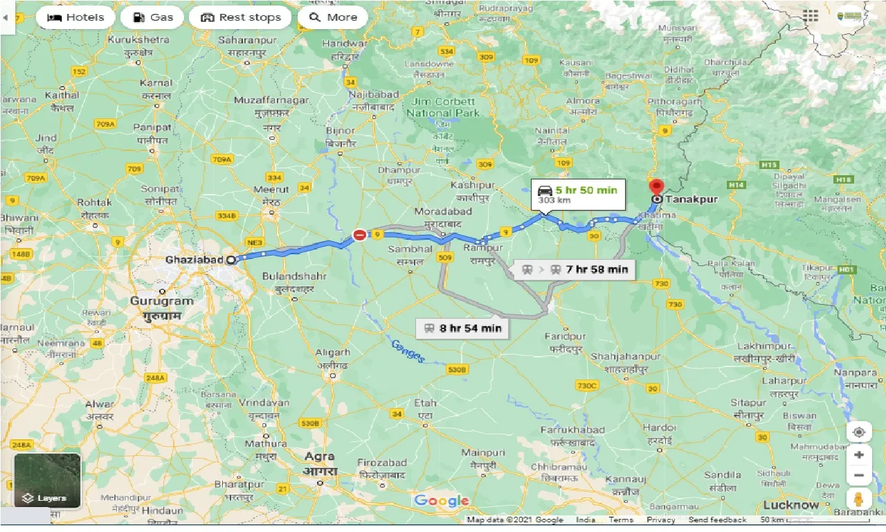 ghaziabad-to-tanakpur-round-trip