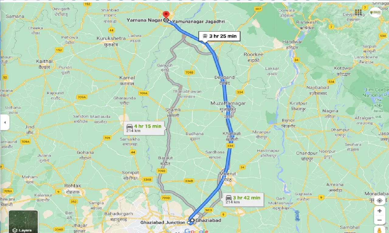 ghaziabad-to-yamunanagar-round-trip