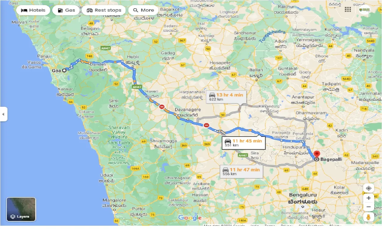 goa-to-bagepalli-round-trip