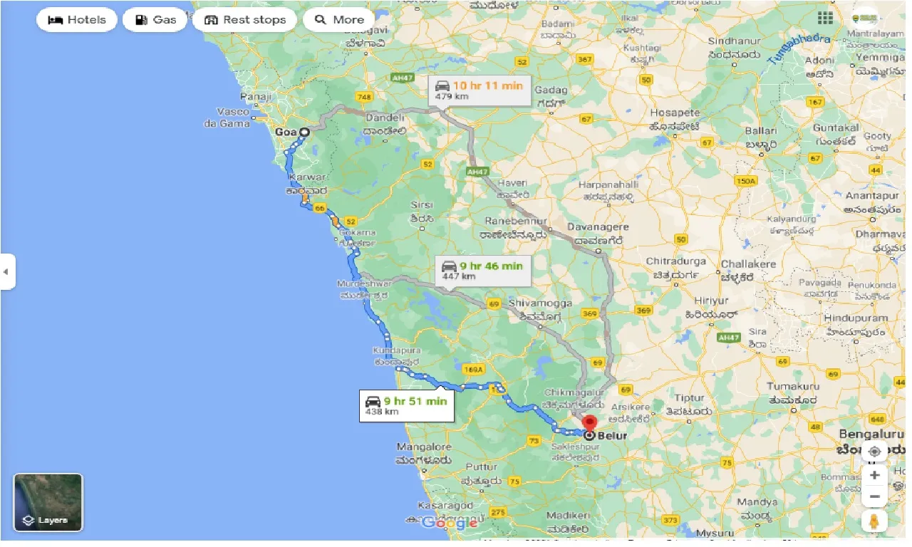 goa-to-belur-round-trip
