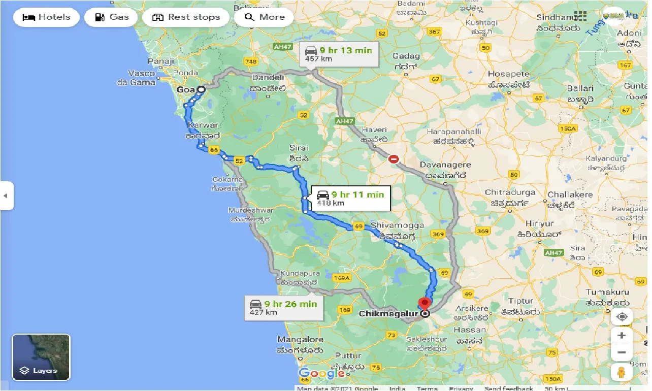 goa-to-chikmagalur-one-way