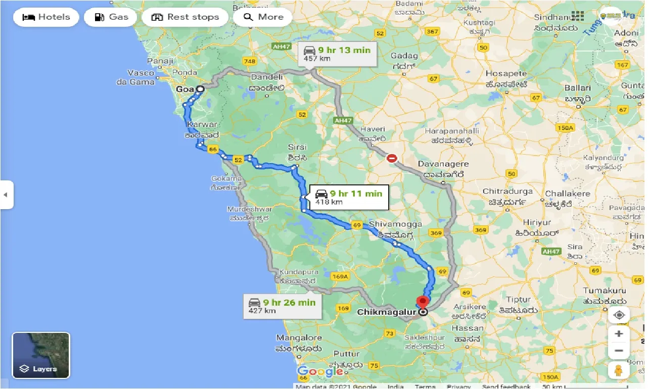 goa-to-chikmagalur-round-trip