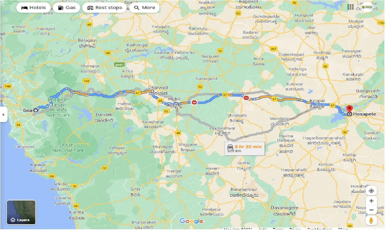 goa-to-hospet-round-trip