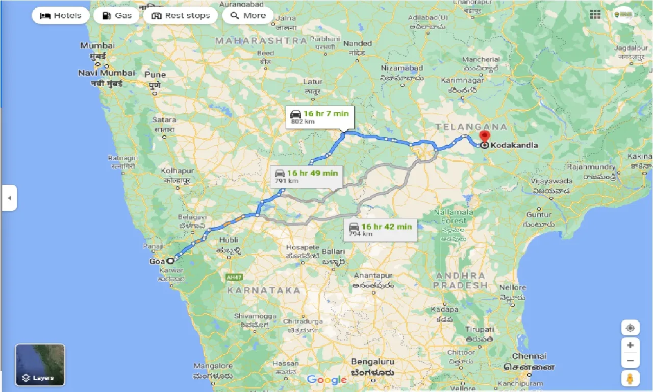 goa-to-kodakandla-round-trip