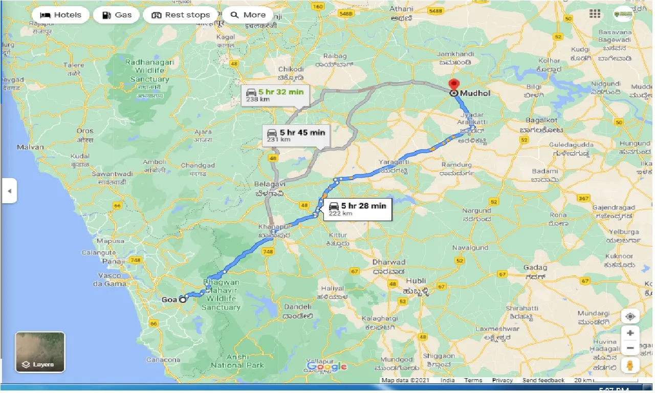 goa-to-muddebihal-round-trip