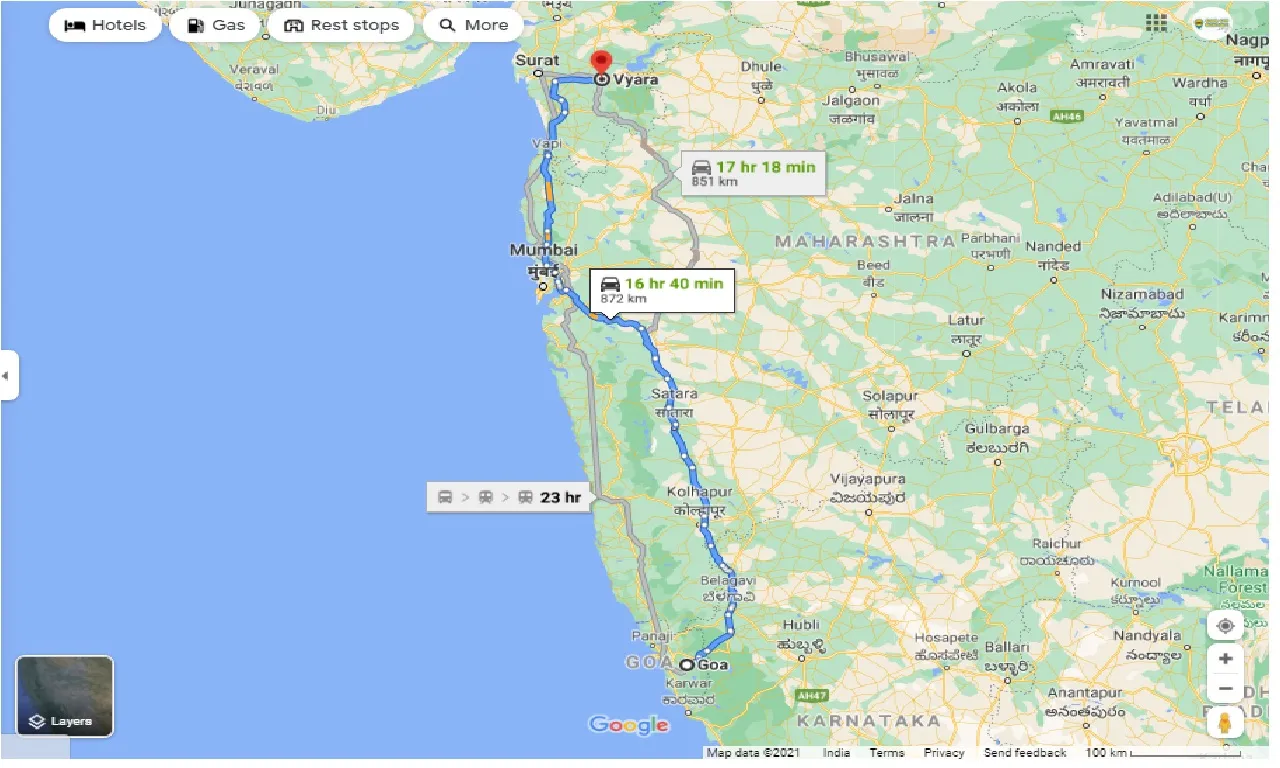 goa-to-vyara-round-trip