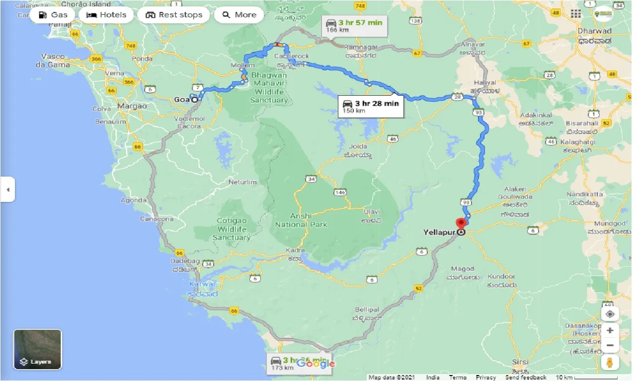 goa-to-yellapur-one-way