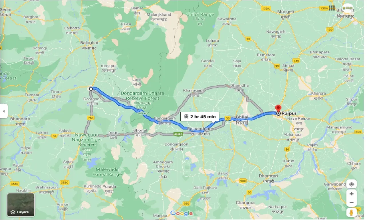 gondia-to-raipur-round-trip