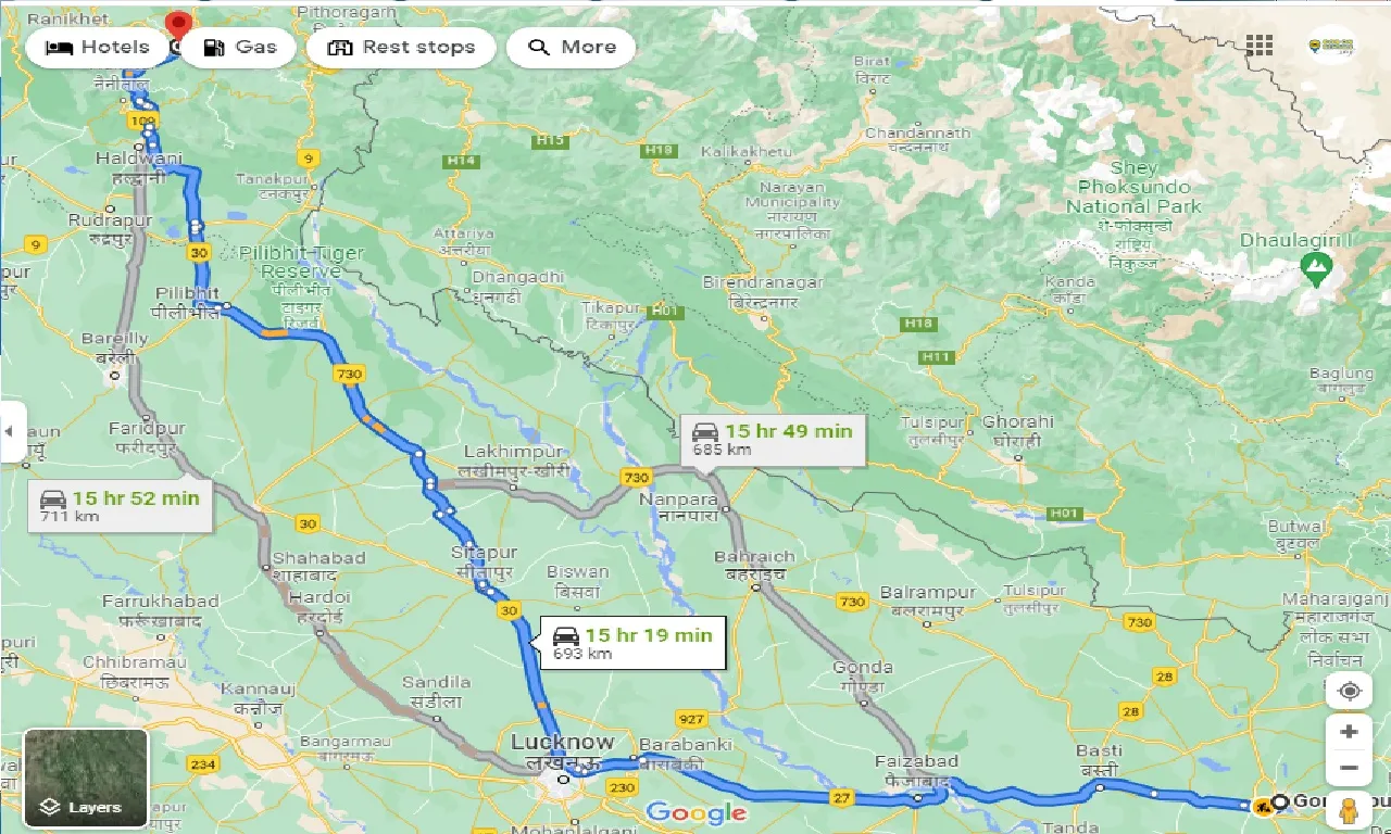 gorakhpur-to-almora-taxi