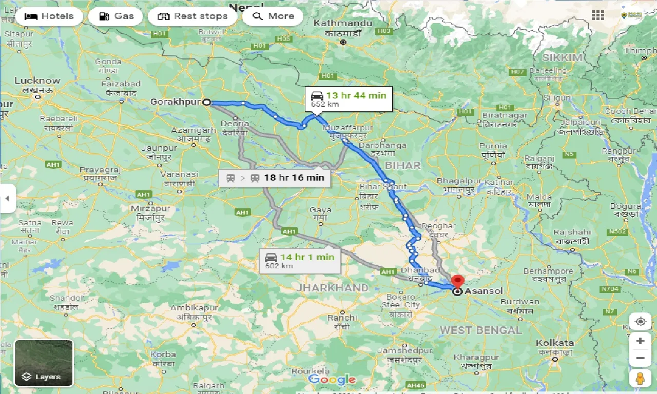 gorakhpur-to-asansol-one-way