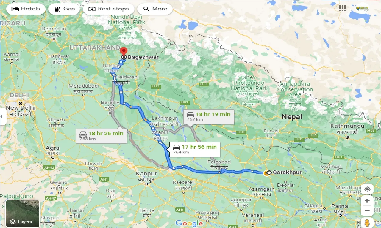 gorakhpur-to-bageshwar-one-way