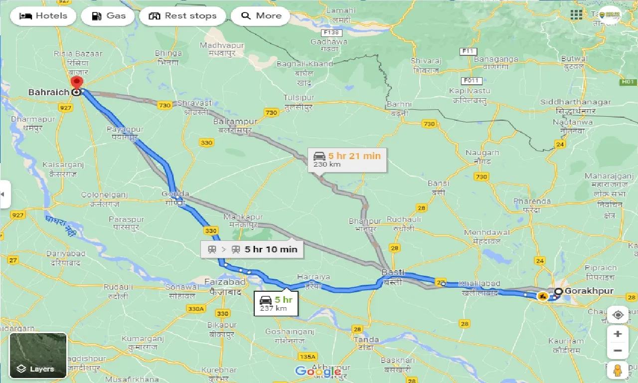 gorakhpur-to-bahraich-taxi