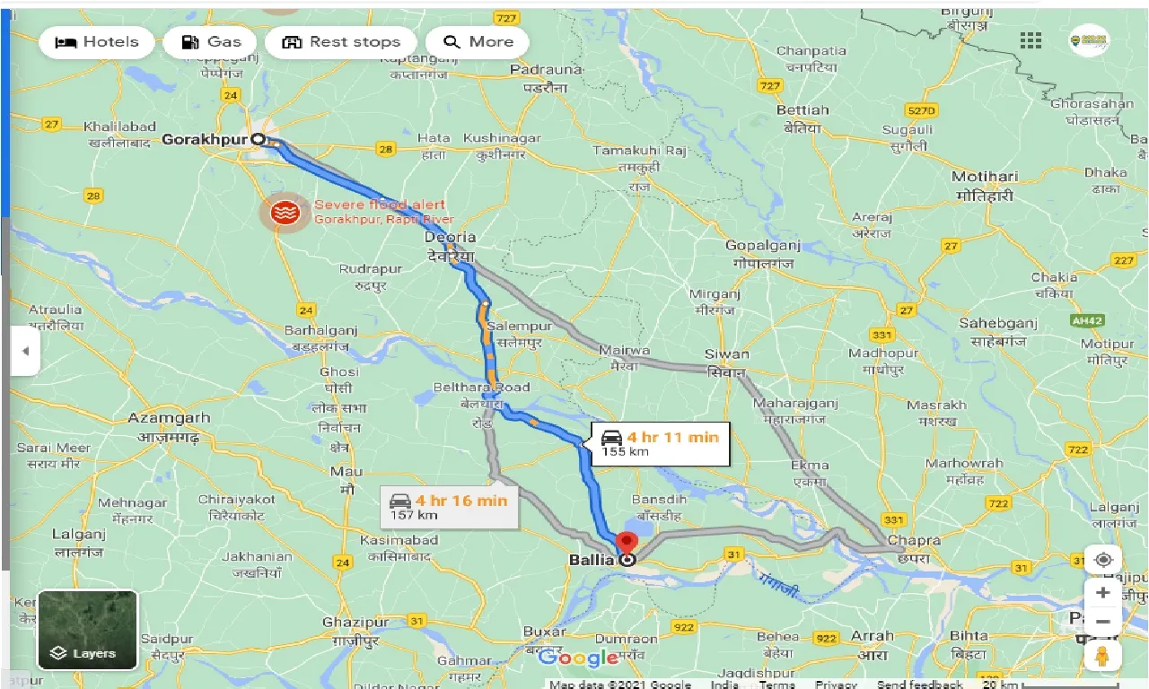 gorakhpur-to-ballia-one-way