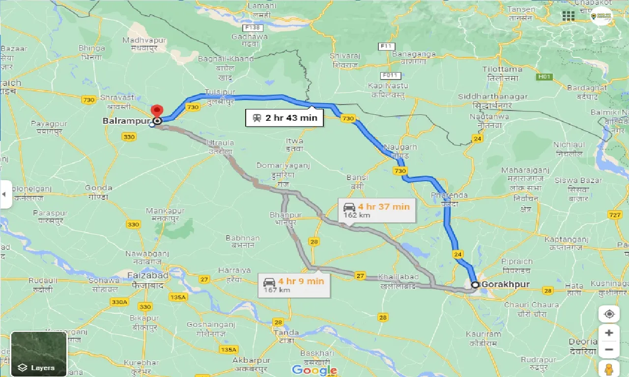gorakhpur-to-balrampur-taxi