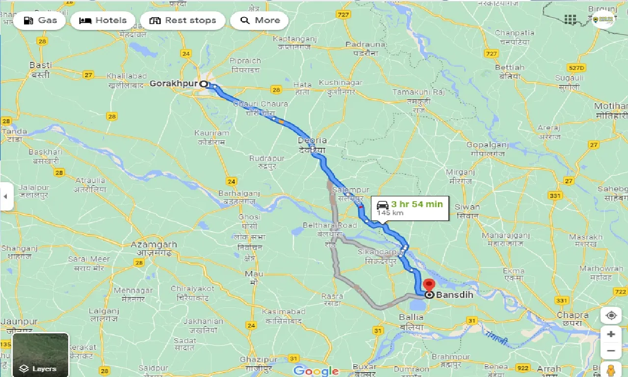 gorakhpur-to-bansdih-one-way