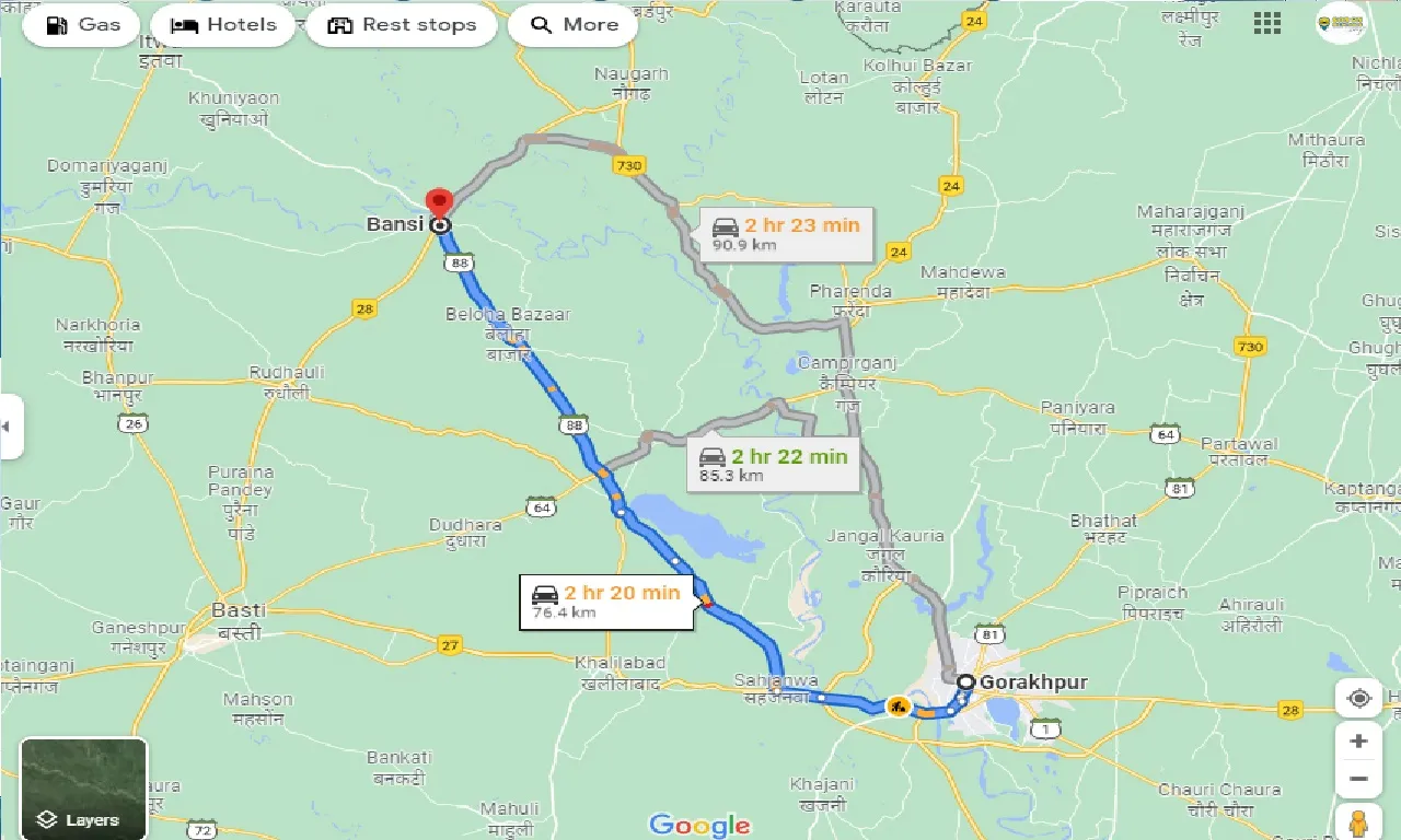 gorakhpur-to-bansi-one-way