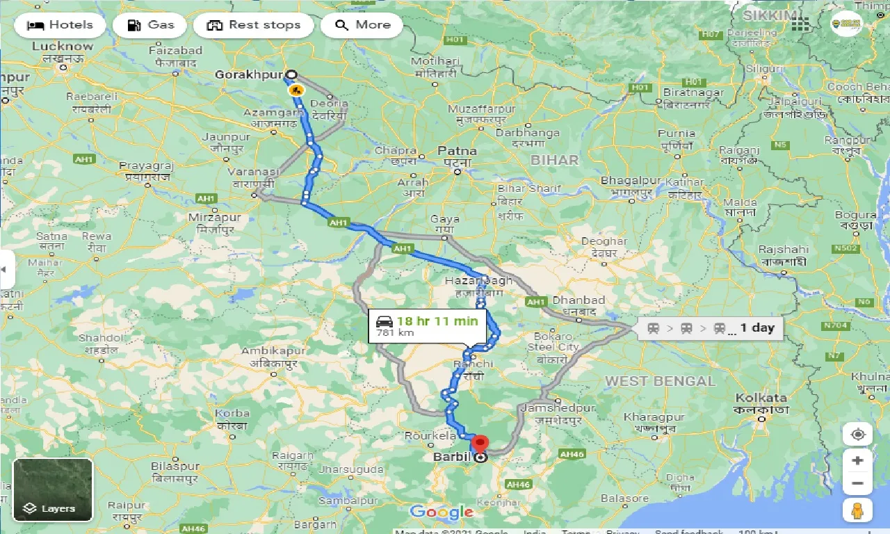 gorakhpur-to-barbil-taxi