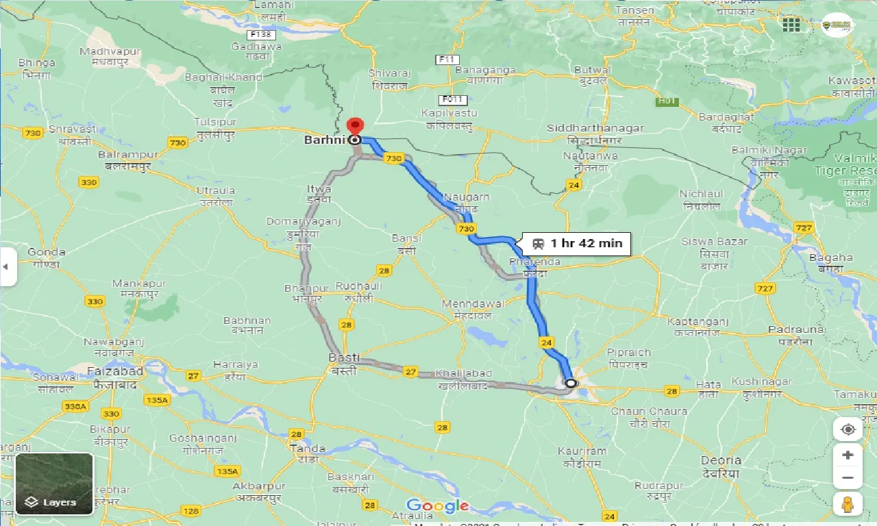 gorakhpur-to-barhni-taxi