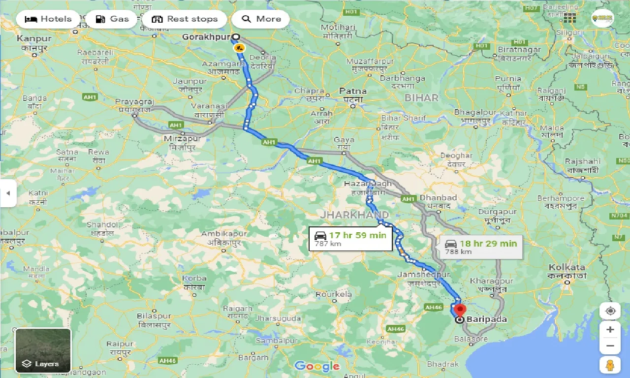 gorakhpur-to-baripada-taxi