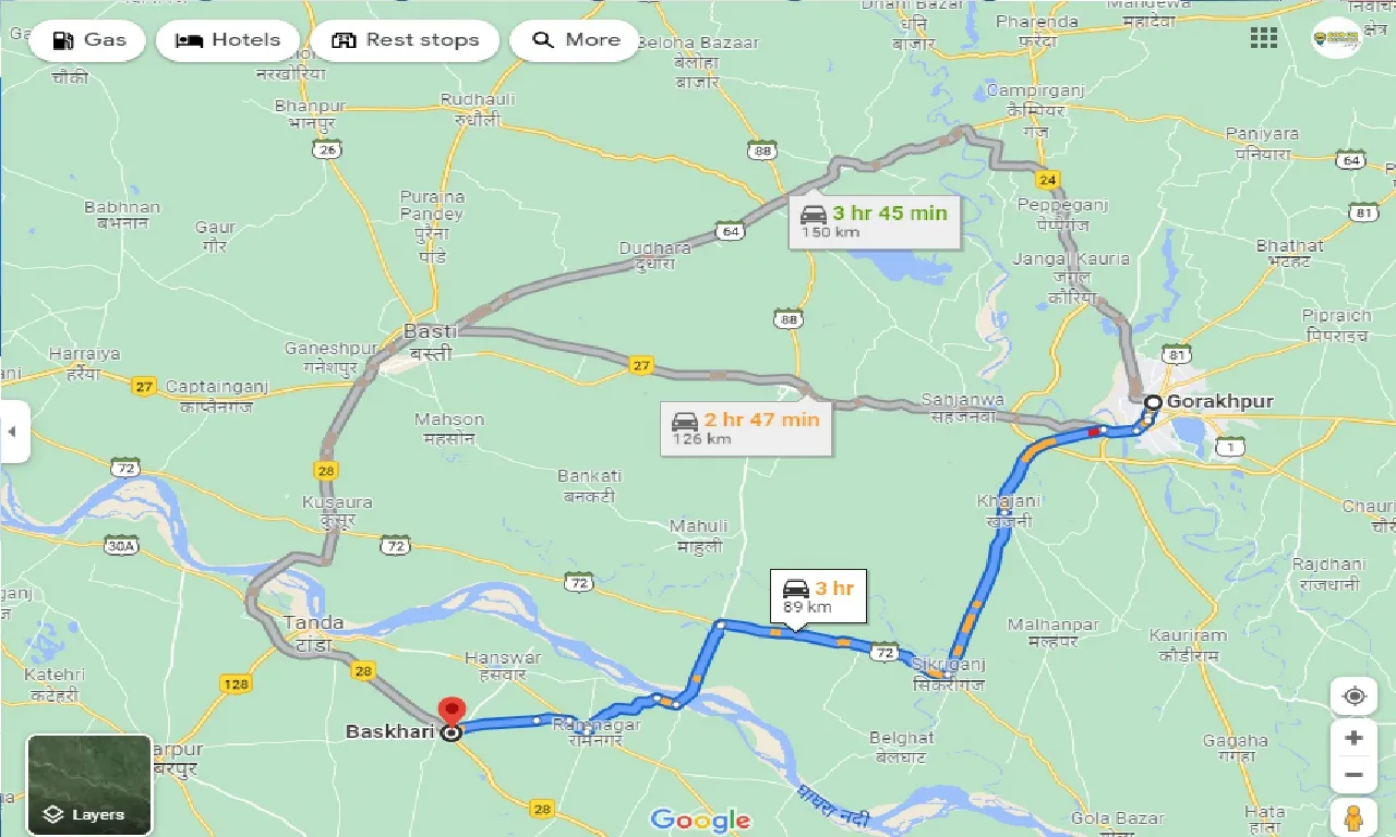 gorakhpur-to-baskhari-one-way