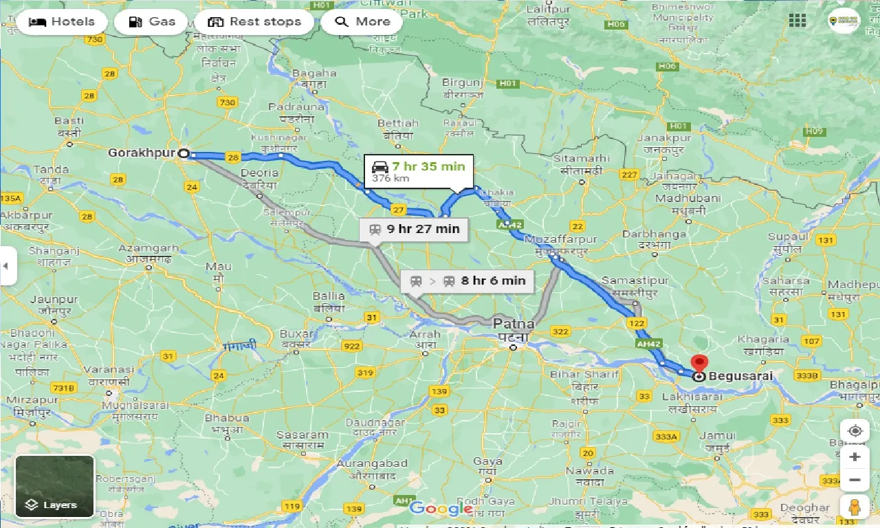 gorakhpur-to-begusarai-taxi