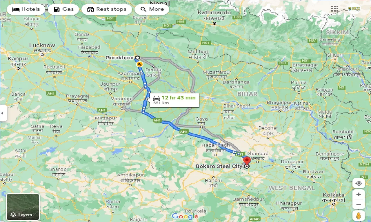 gorakhpur-to-bokaro-steel-city-taxi