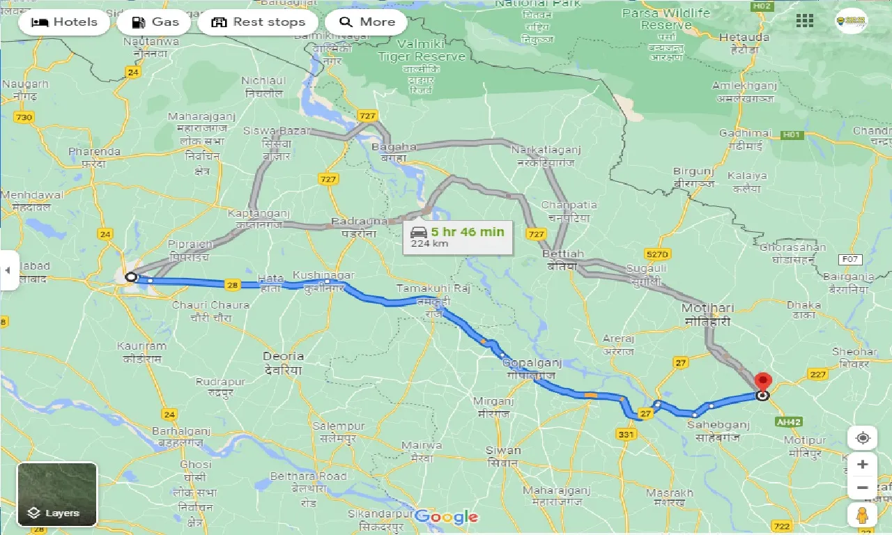 gorakhpur-to-chakia-taxi