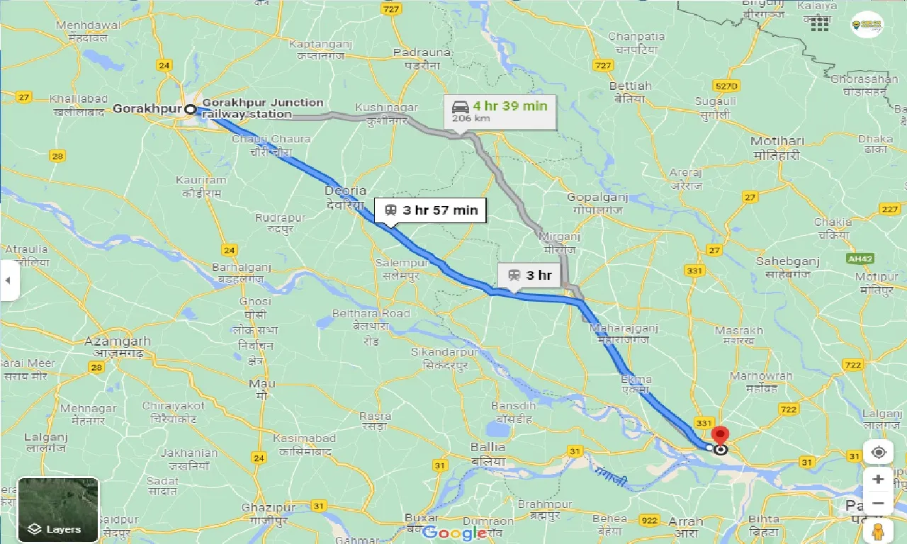 gorakhpur-to-chapra-taxi