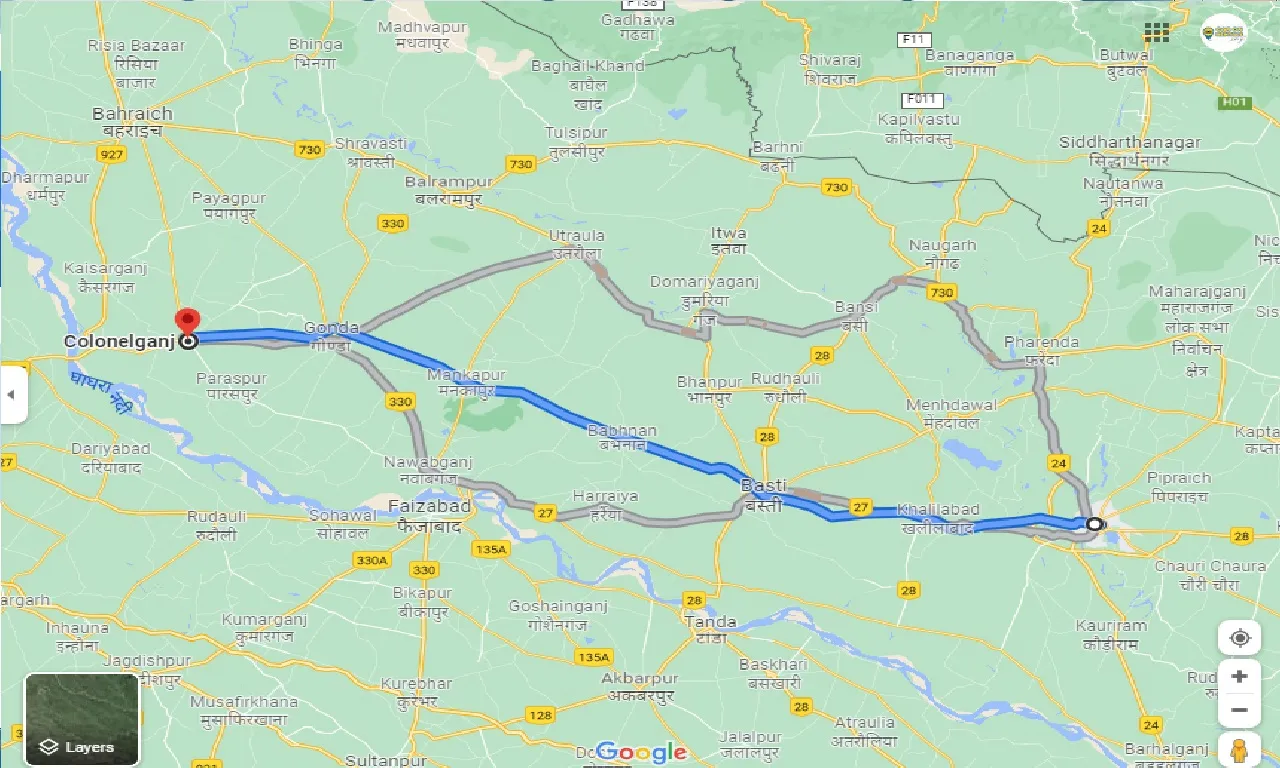 gorakhpur-to-colonelganj-taxi