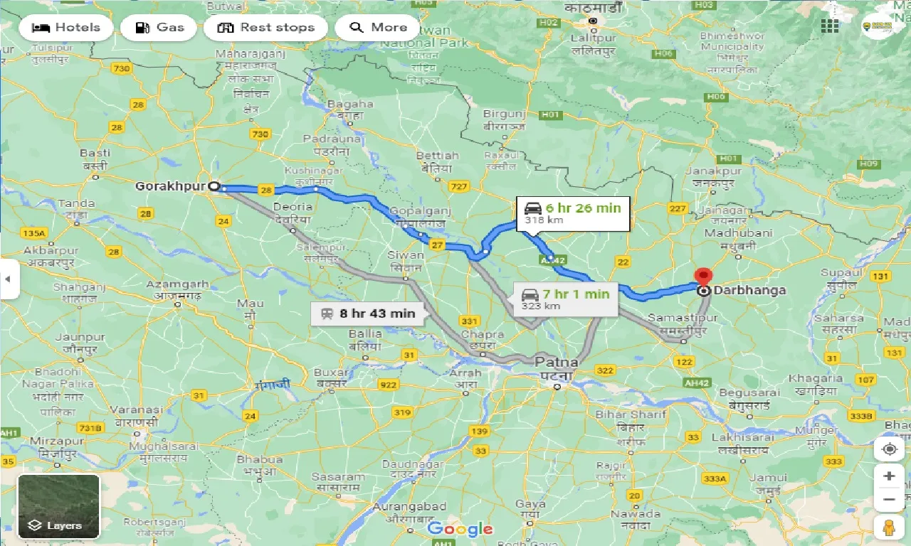 gorakhpur-to-darbhanga-taxi