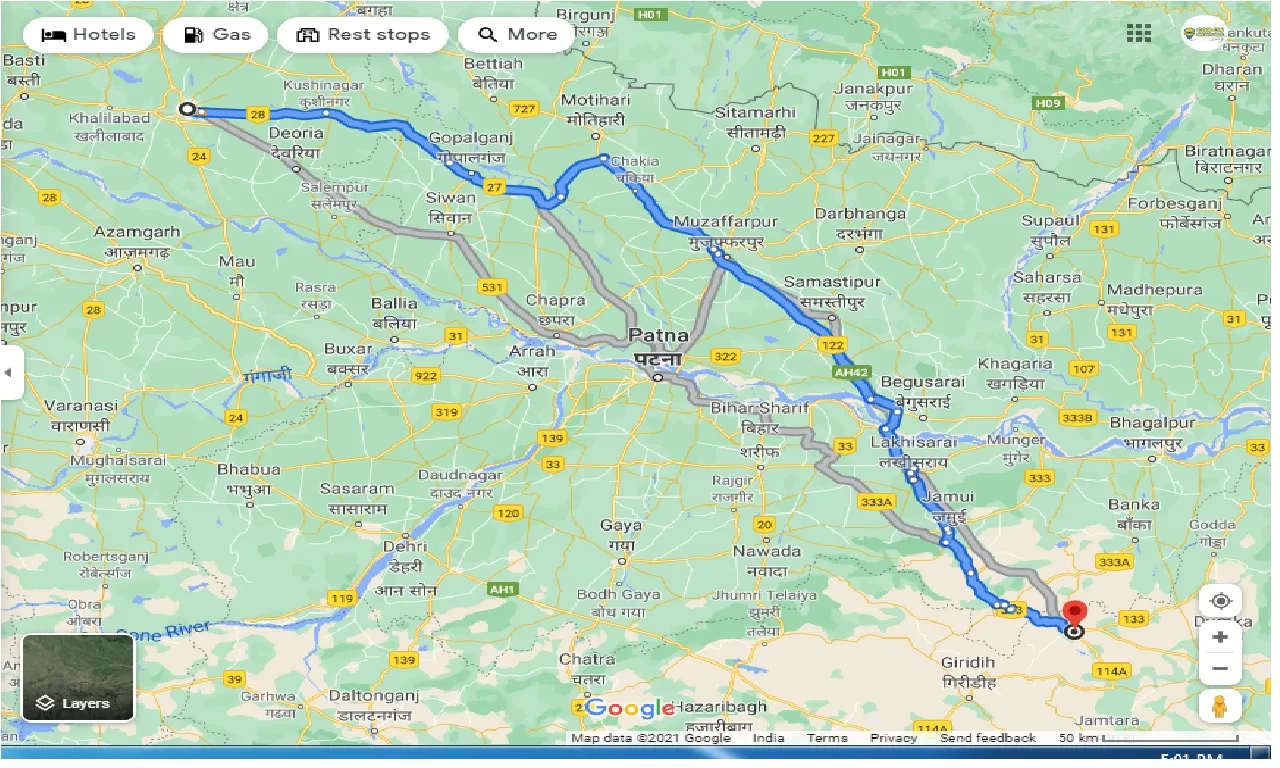 gorakhpur-to-deoghar-taxi