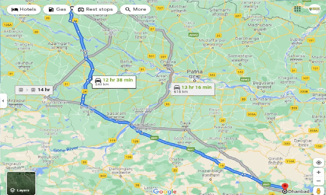 gorakhpur-to-dhanbad-taxi
