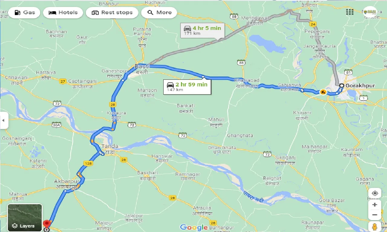 gorakhpur-to-dostpur-taxi