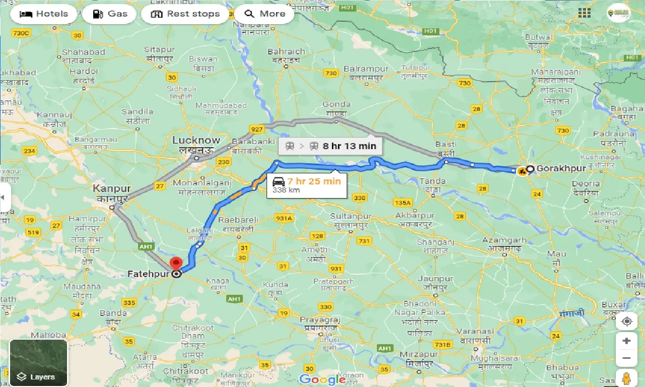 gorakhpur-to-fatehpur-one-way