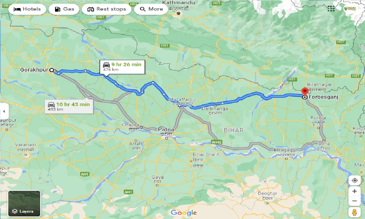 gorakhpur-to-forbesganj-one-way