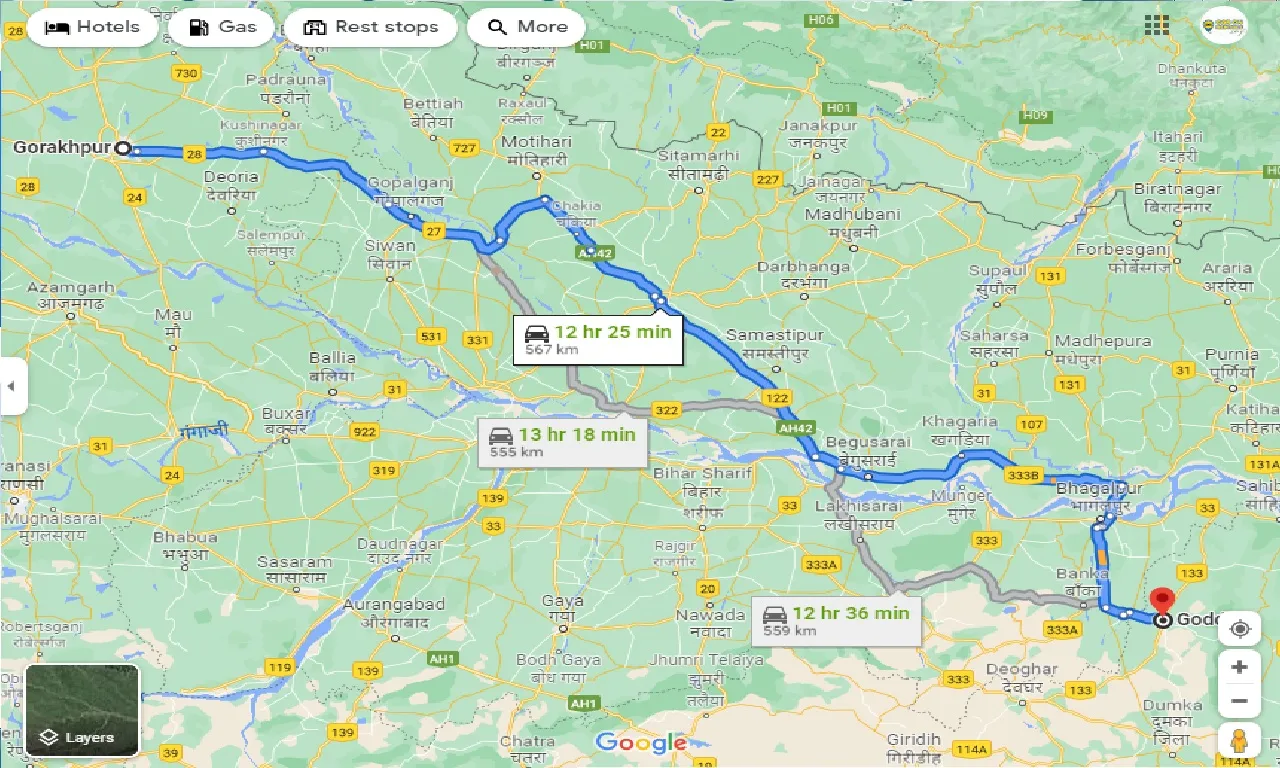 gorakhpur-to-godda-taxi