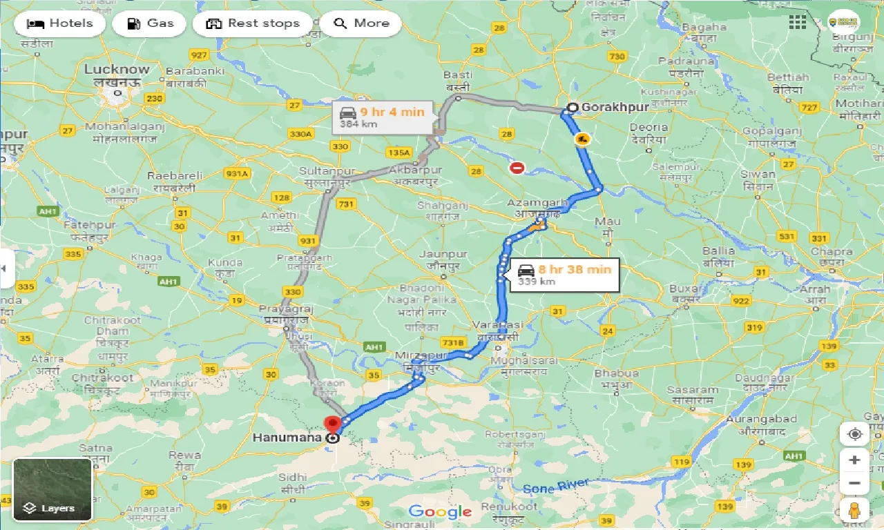 gorakhpur-to-hanumana-taxi
