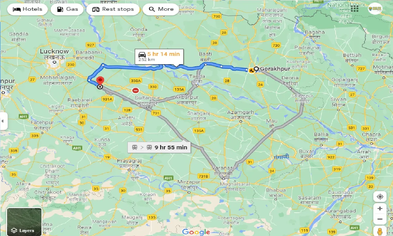 gorakhpur-to-inhauna-taxi