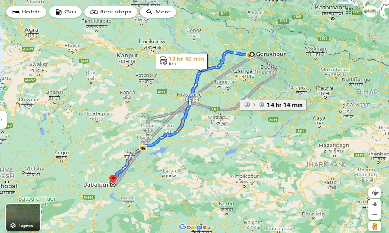 gorakhpur-to-jabalpur-one-way