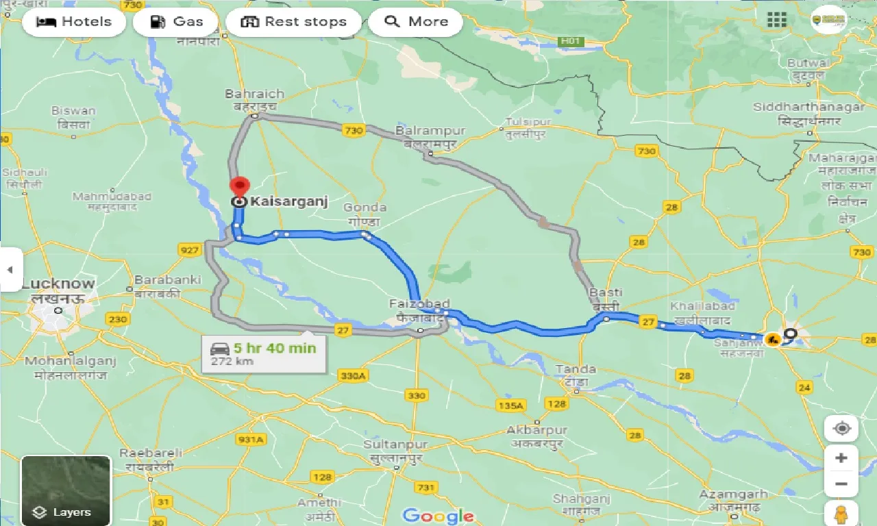 gorakhpur-to-kaisarganj-taxi