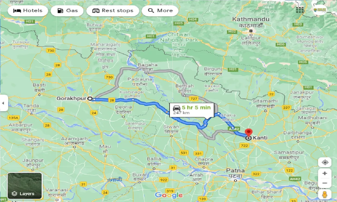 gorakhpur-to-kanti-taxi