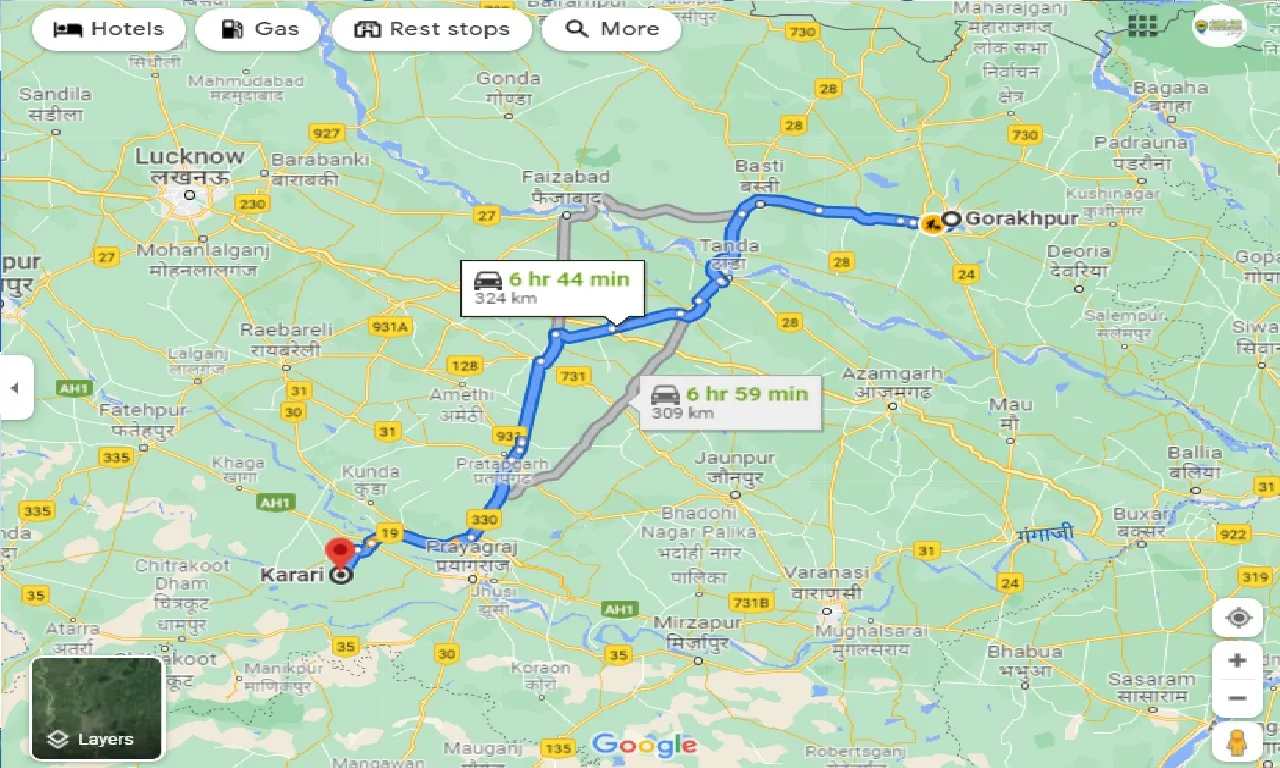 gorakhpur-to-karari-taxi